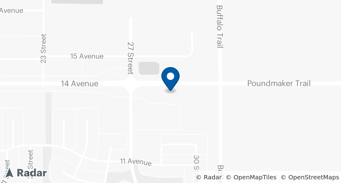 Map of Dairy Queen Location:: 2840 - 13 Avenue #50, Wainwright, AB, T9W 0A2